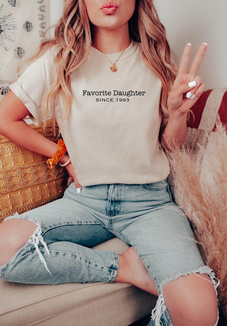 Favorite daughter sweatshirt, gift for daughter, Family humor, daughter sweatshirt image 6