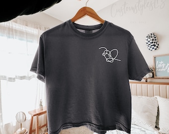 Love yourself Comfort Colors crop tshirt, kpop concert shirt, love yourself,   K-Pop Fan Shirt