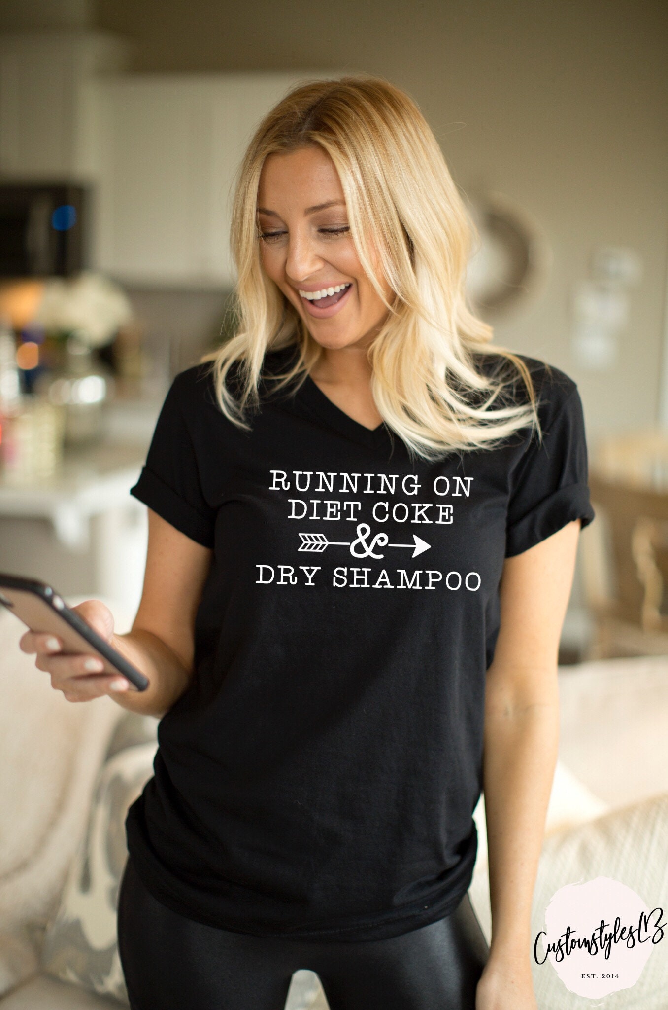 diet coke and dry shampoo shirt