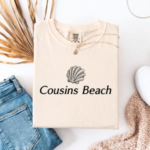 Cousins Beach comfort color shirt, TSITP shirt, Team Conrad shirt, Team Jeremiah shirt