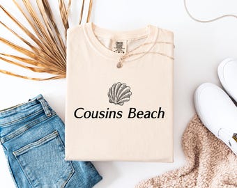 Cousins Beach comfort color shirt, TSITP shirt, Team Conrad shirt, Team Jeremiah shirt