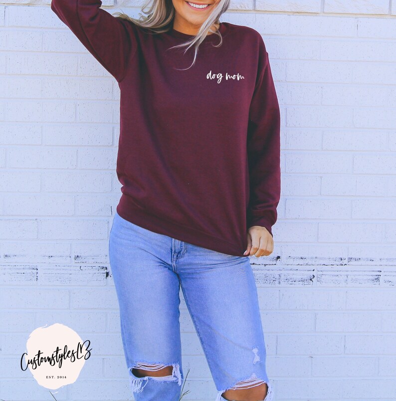 dog mom sweater