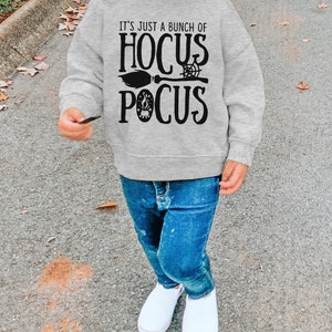 Hocus Pocus unisex toddler sweatshirt, kids halloween sweatshirt, wicked cute toddler sweatshirt image 2