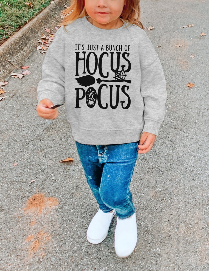 Hocus Pocus unisex toddler sweatshirt, kids halloween sweatshirt, wicked cute toddler sweatshirt image 2