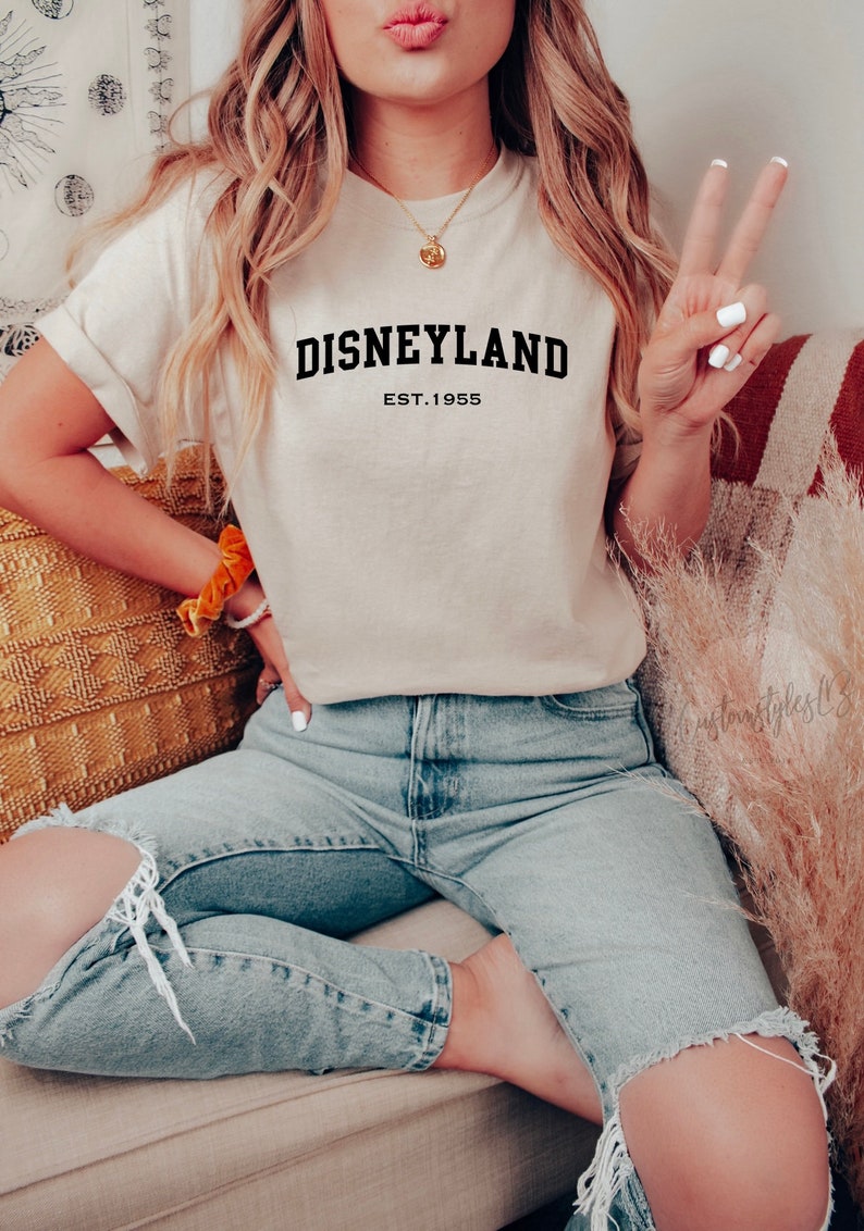 Disneyland 1955 UNISEX T-Shirt, Sweatshirt or Hoodie, Disney SWEATSHIRT, Disneyland 1955 image 4