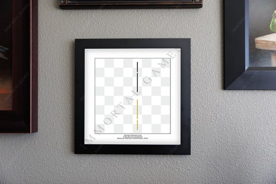 Carlsen Vs Nakamura Double Bongcloud Framed Print Carlsen 