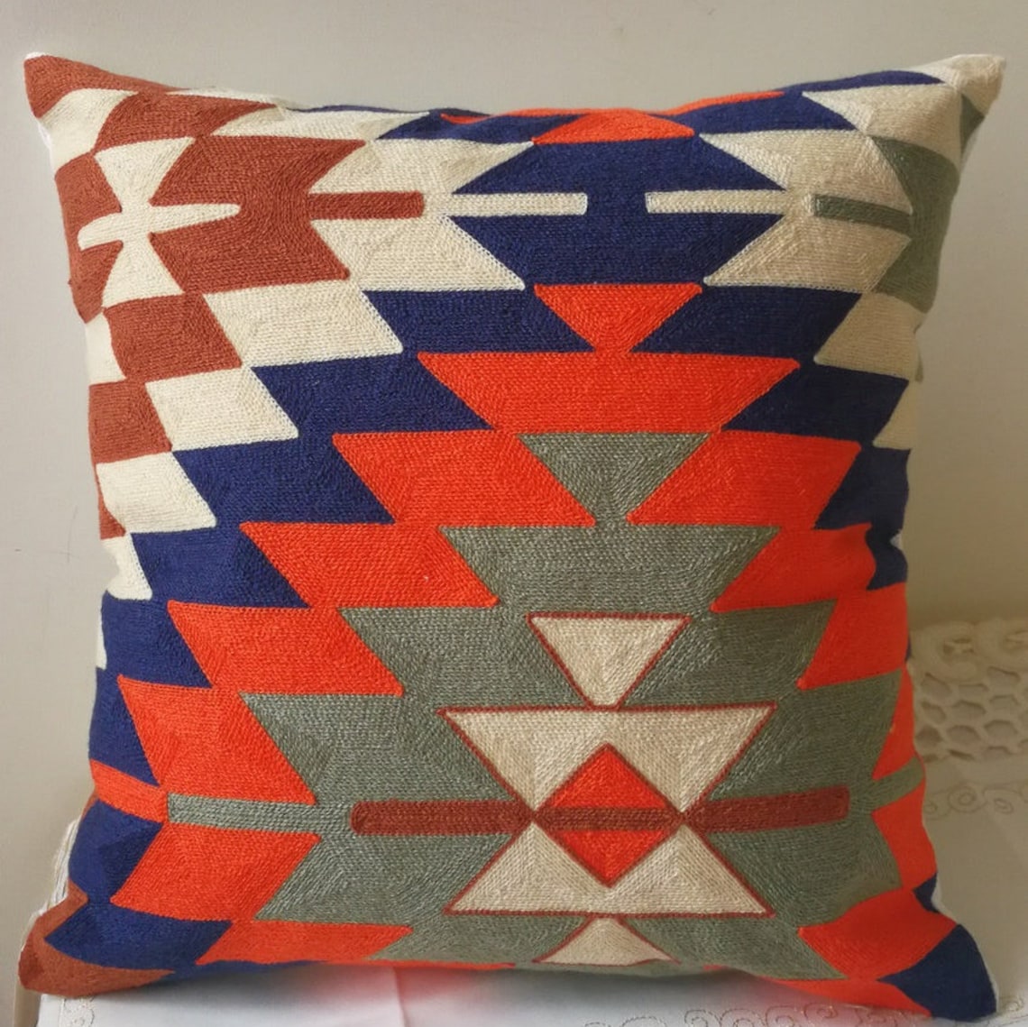 Decorative Aztec pillow cover/geometric pillow cover/ cotton Etsy