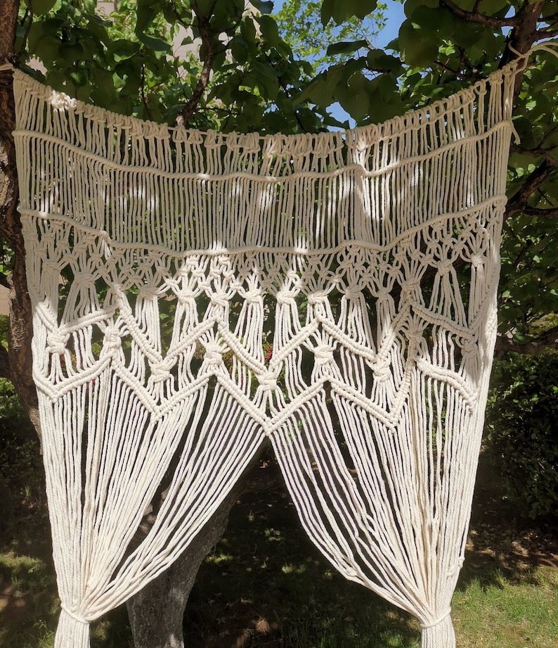 Macrame Wall Hanging Door Hanging Room Divider Macrame Etsy