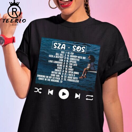 Discover SZA SOS Shirt, SOS Album Cover T-shirt