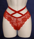 Cross panties lace underwear lingerie women's sexy cute thong