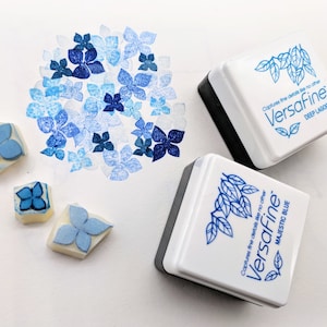 Original Hortensien 3 in 1 Stempelset, handgemachter Stempel, Blumenstempel, Pflanzenstempel, diy, Geburtstag, Hochzeit, Geschenk, Stempel, Stempel