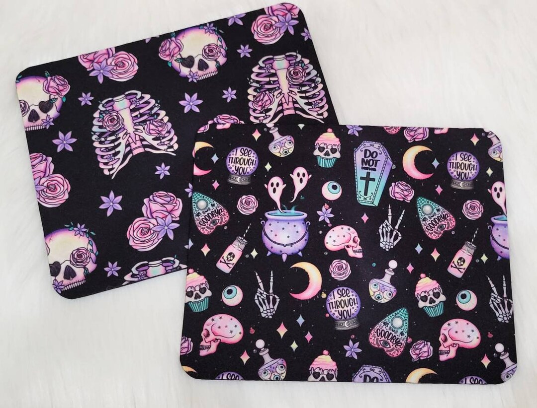 Halloween Spooky & Skeletons Mouse Pads Etsy