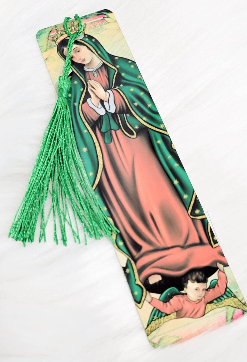 Virgin Mary Bookmark - Etsy