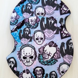 Halloween Horror Car Coasters
