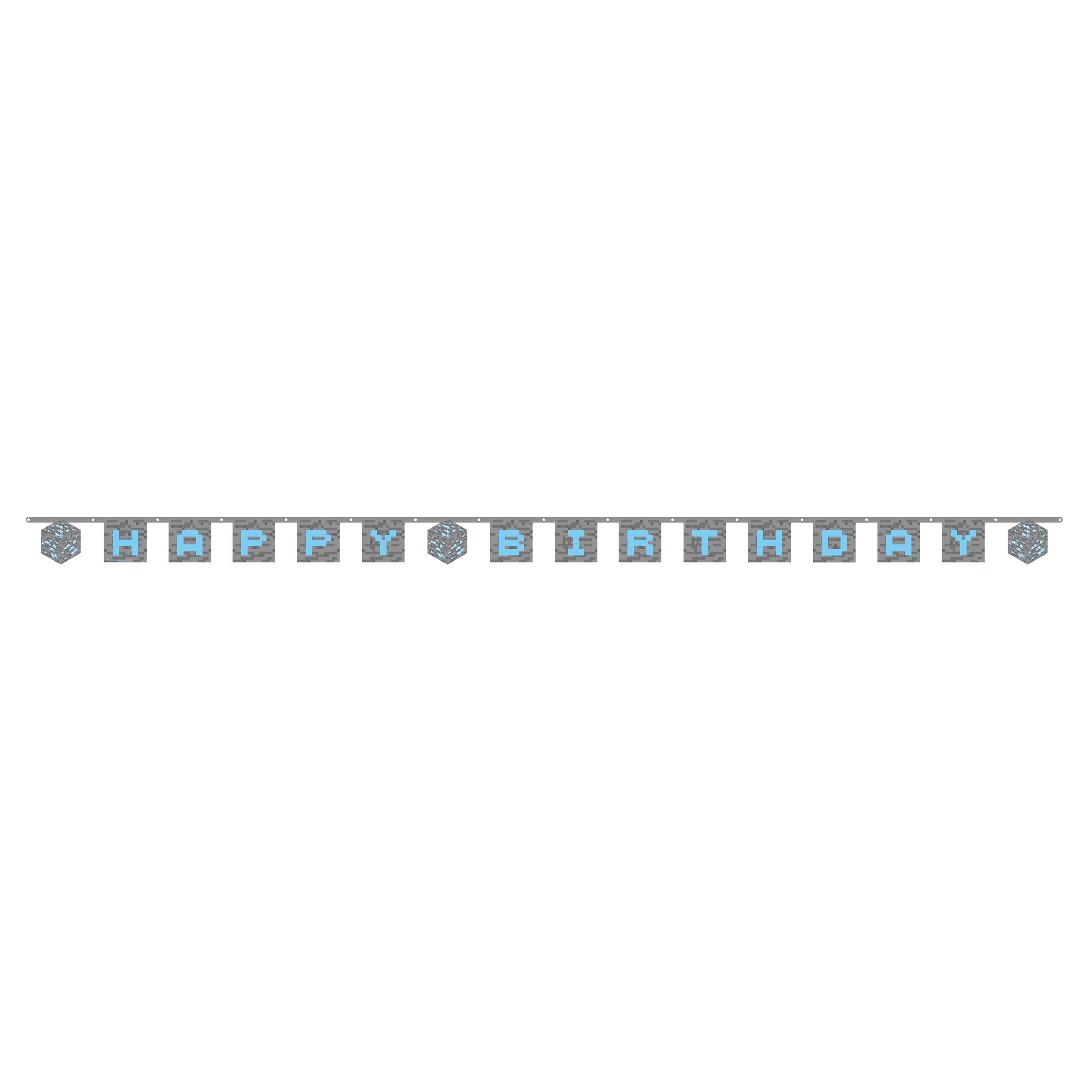 Minecraft Birthday Banner Etsy