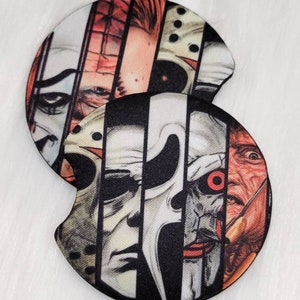 Halloween Horror Car Coasters