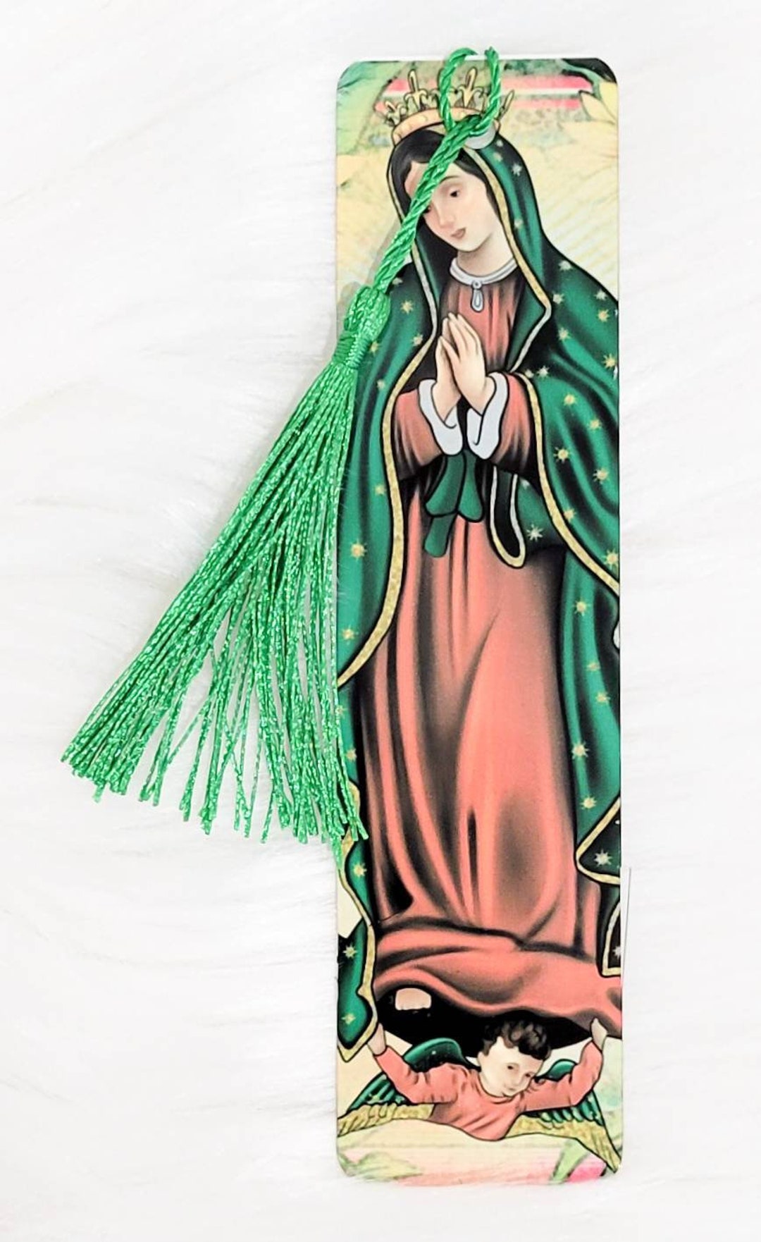 Virgin Mary Bookmark - Etsy