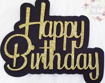 Happy Birthday Cake Topper