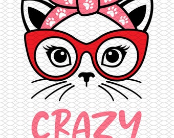 Crazy Cat Lady-PNG-SVG