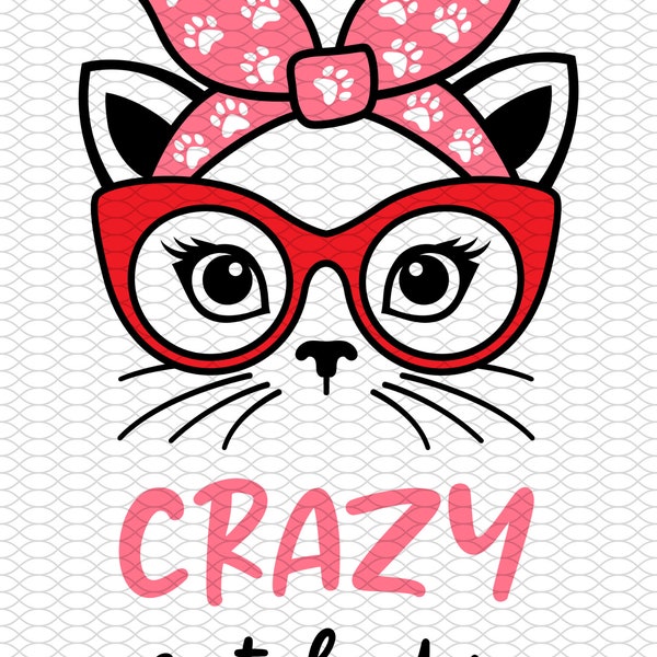 Crazy Cat Lady-PNG-SVG