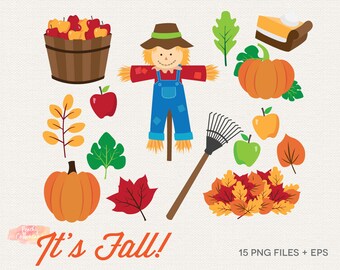 fall clip art etsy