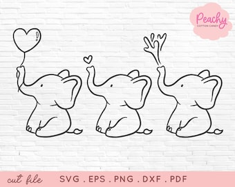 Free Free 321 Baby Elephant Svg Etsy SVG PNG EPS DXF File