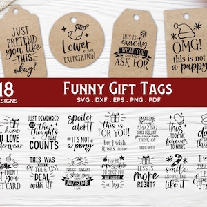 20 Funny Christmas Present Tags Elf Movie Quotes Christmas Tags for Gifts  Printable White Elephant Gag Gift Tag Christmas Sarcastic Quotes -   Israel