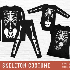BUY 4 GET 50% OFF Halloween Skeleton Costume svg - Halloween Maternity Skeleton svg design - Kids Shirt Halloween svg files for cricut png