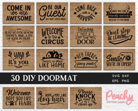 BUY 4 GET 50% OFF 30 Diy Doormat Svg Bundle Dxf Eps Png Pdf - Etsy UK BUY 4 GET 50% OFF 30 Diy Doormat Svg Bundle Dxf Eps Png Pdf - Etsy UK