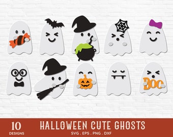 Halloween Ghost Family SVG, Laser Cut Files (Digital Download)