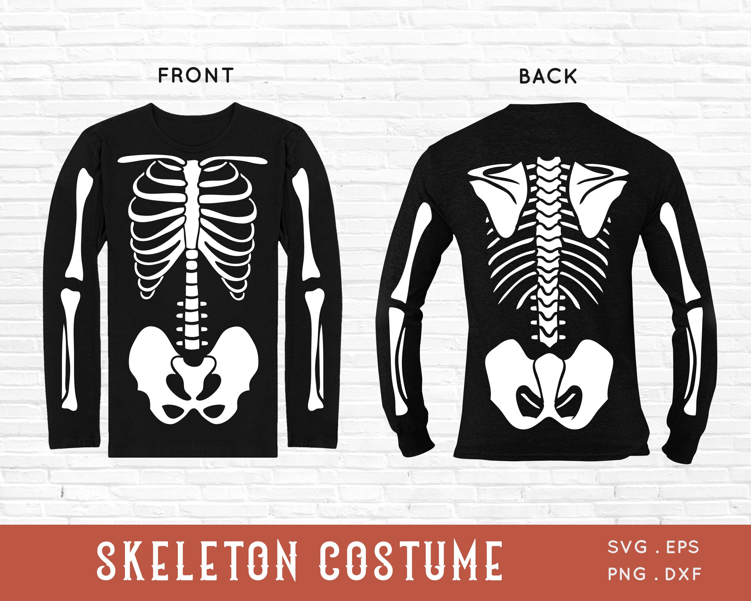 BUY 4 GET 50% OFF Halloween Skeleton Costume Svg Halloween | Etsy