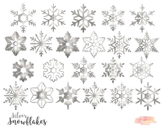 Silver Snowflake  Silver snowflakes, Snowflakes, Snowflake template