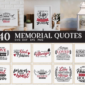 BUY 4 GET 50% OFF 40 Memorial svg bundle png eps dxf - rest in peace svg - memorial lantern svg - rainbow baby svg - baby memorial svg