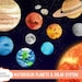 Shanna and Dakota reviewed BUY 2 GET 1 FREE Watercolor Solar System Clipart - Planet Clipart - solar system clip art - space science clipart -Commercial Use Ok