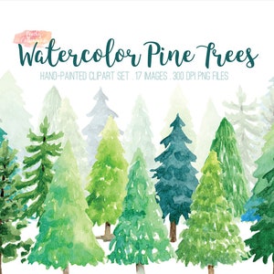 ACQUISTA 4 OTTIENI IL 50% DI SCONTO Clipart dell'albero di pino dell'acquerello - ClipArt dell'albero di pino - Clipart dell'albero di Natale - ClipArt dell'albero di Natale - Albero dell'acquerello png