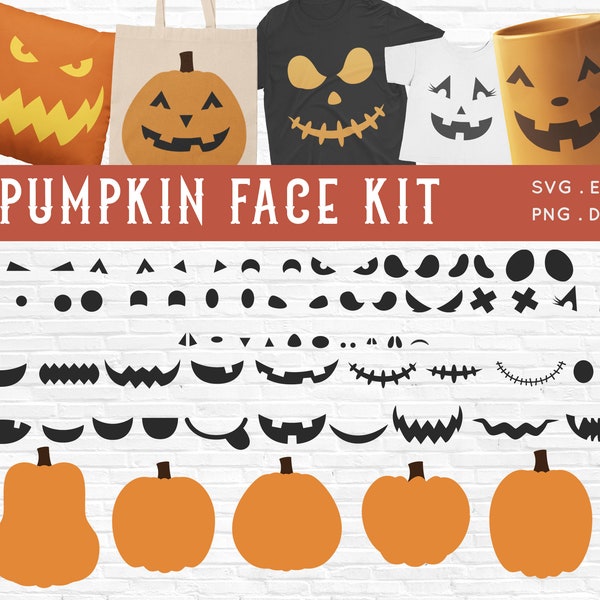 BUY 4 GET 50% OFF Pumpkin Face svg Halloween svg - Jack o lantern svg jack-o-lantern svg - Halloween Shirt svg files for cricut