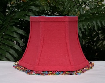 Hot Pink Lampshade, Clip On Lamp Shade