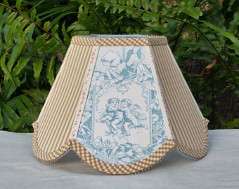 Coral & Teal Chandelier Lamp Shade (Personalized) Coral & Teal Chandelier Lamp Shade (Personalized)