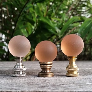 Mittlere mattierte Glas-Rosa Lampen-Fassung