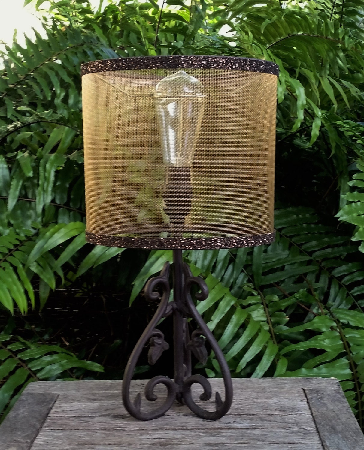 Edison Mesh Lampshade, Clip On, Custom Lamp Shade