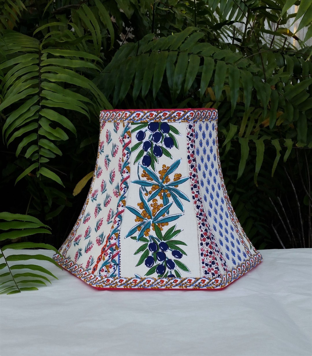 French Country Lamp Shade, Ivory Bell Lampshade - Etsy