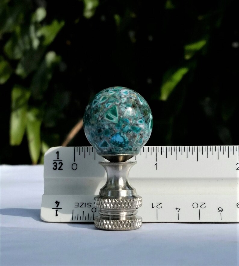 Small Turquoise Lamp Finial Etsy
