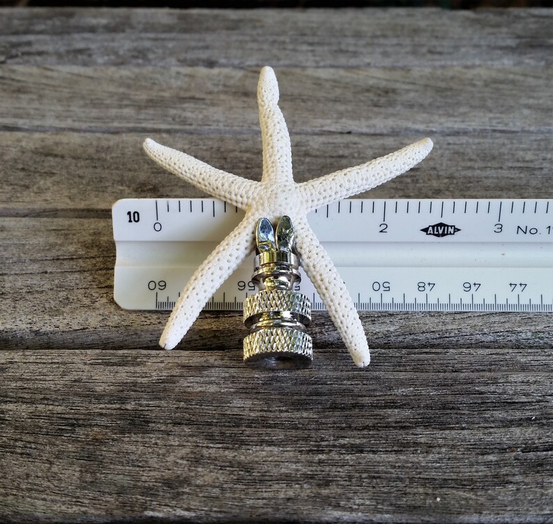 Lamp Finial Starfish off White Etsy