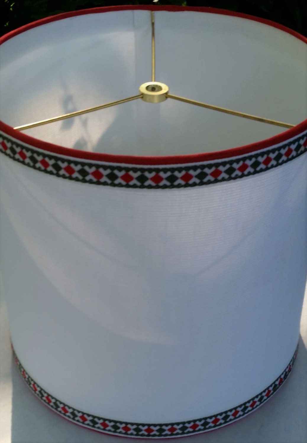 White Linen Drum Lamp Shade Mix & Match Medium 14-Inch Hardback Linen Drum Lamp Shade in White | Bed Bath & Beyond