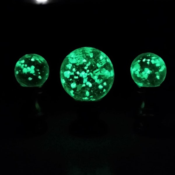 Small or Medium Glow in the Dark Lamp Finial