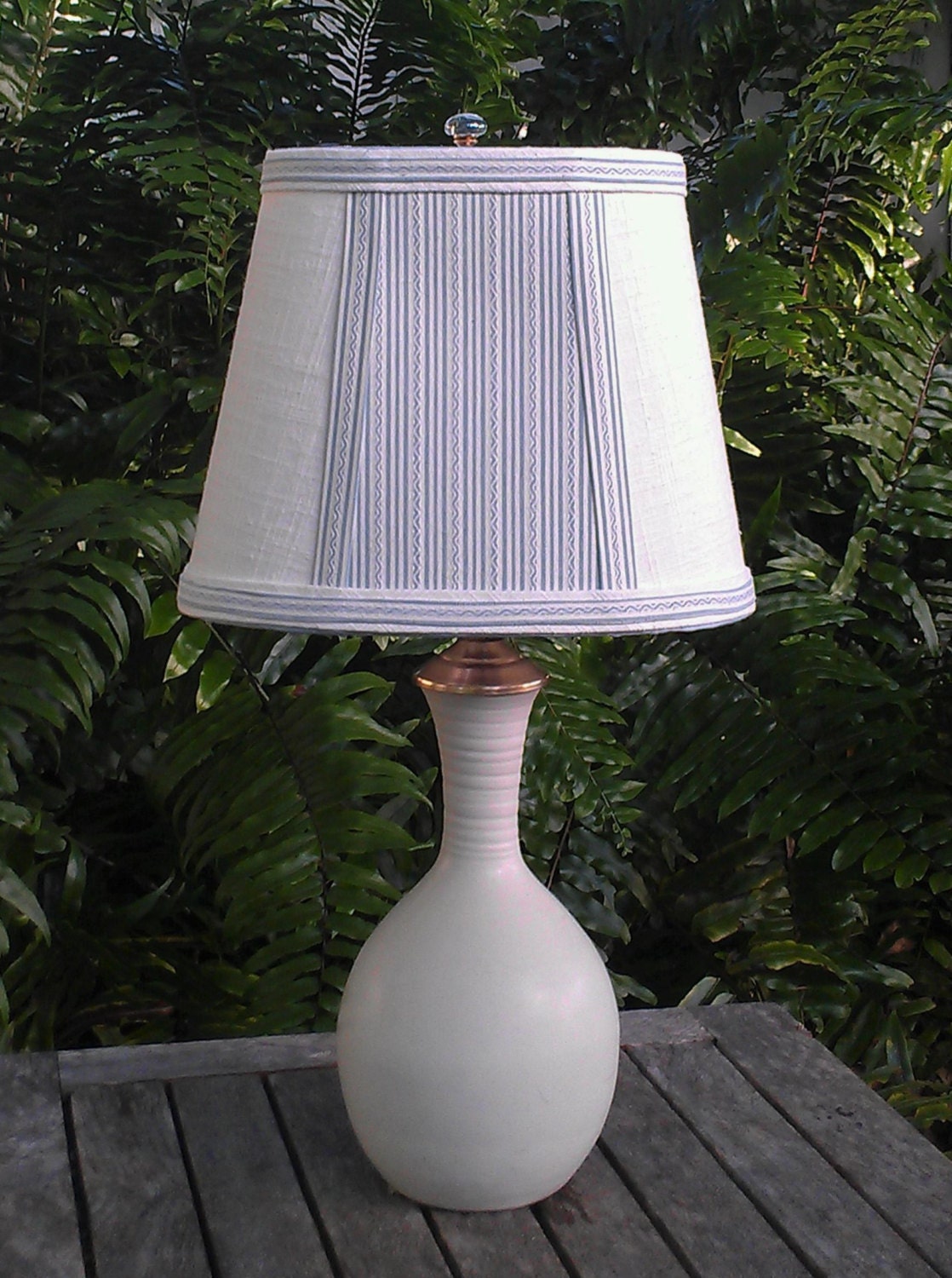 Small Oval Baby Blue Lampshade Lamp Shade Etsy