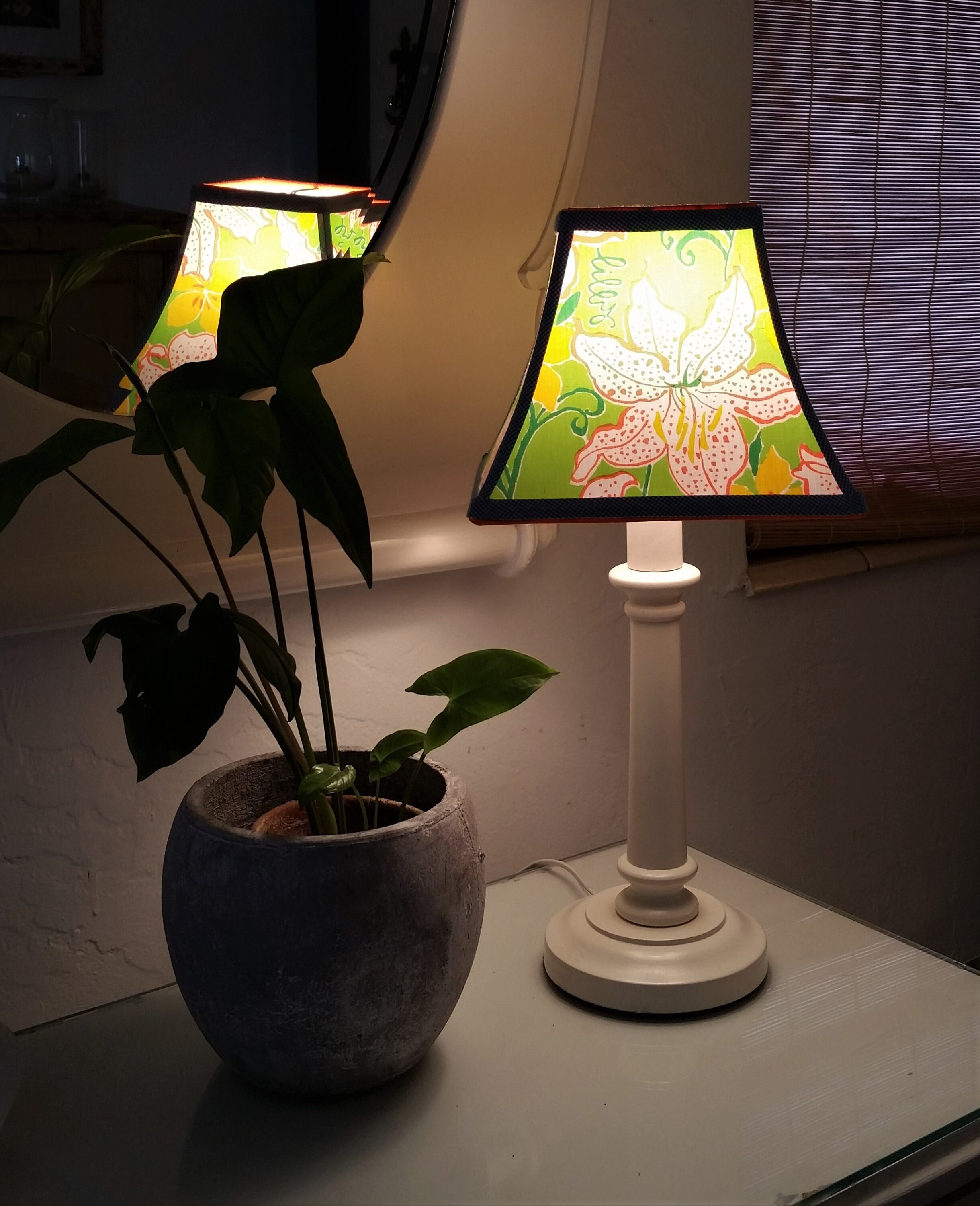 Lilly Pulitzer Vintage Fabric Lamp Shade