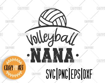 Download Volleyball Nana Svg Etsy