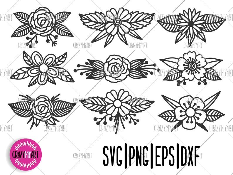 Free Free 297 Floral Accent Svg SVG PNG EPS DXF File