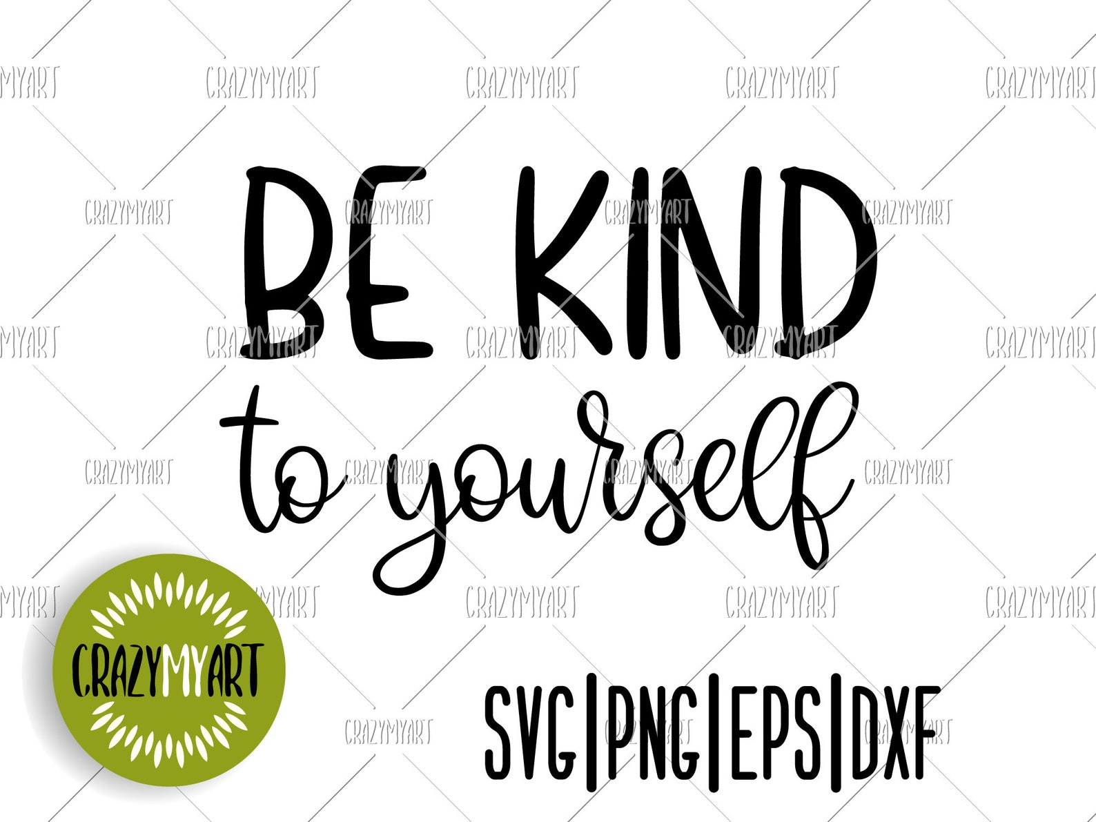 Be kind to yourself svg Be kind svg Kindness clip art Etsy